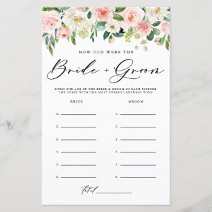 Blush Spring Bloemen Bruid en bruidegom Fotospel