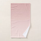 Blush Stof Roze Gradiënt Bad Handdoek (Handdoek)