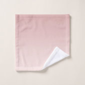 Blush Stof Roze Gradiënt Bad Handdoek (Wasdoekje)