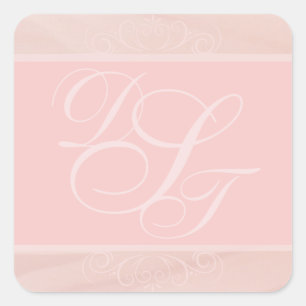 Blush strokes envelop Stickers