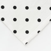 Blush Swiss Stippen | Monogram Fleece Blanket Deken (Hoek)