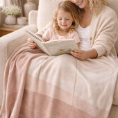 Blush Taupe Arch Fleece Blanket Deken