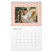 Blush | Terracotta Boho Heart Thed Pattern Foto Kalender (Feb 2026)