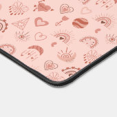 Blush | Terracotta Boho Heart Thed Pattern Name Bureaumat (Hoek)