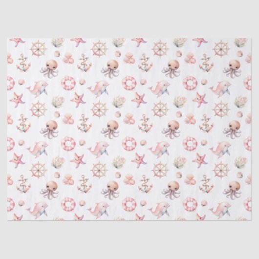 Blush Tide Treasures! Tissuepapier (Voorkant)