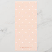 Blush Tortelduifjes Dove Wedding Menu (Achterkant)