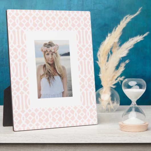 Blush Trellis Fotoplaat (Zijkant)