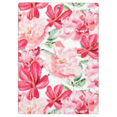 Blush Waterverf bloemmotief Klembord (Achterkant)