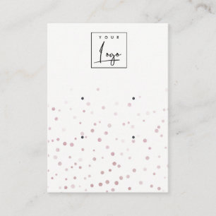 Blush Waterverf Confetti 2 Logo oorscherm Visitekaartje