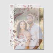 Blush Waterverf Floral Swirl Lijst Vellum Uitnodigingen (Offset (Koppel))