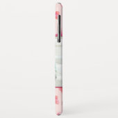 Blush Waterverf vlinder monogram foto Case-Mate iPhone Case (Achterkant/links)