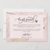 Blush We hebben een huwelijksweddenschap/aankondig Kaart (Voorkant)