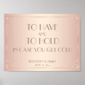 Blush Weddenbordafdrukken om te hebben Poster (Voorkant)