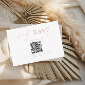 Blush Where Forever Begint Huwelijk RSVP Kaarten