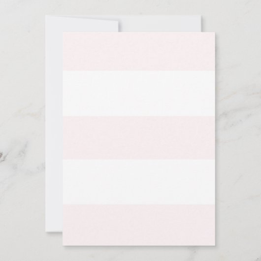 Blush White Gold Script repesial Dinner nodigt uit Kaart (Achterkant)