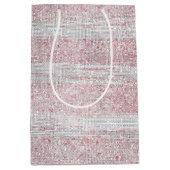 Blush White Sparkle Verjaardag Medium Cadeauzakje (Voorkant)