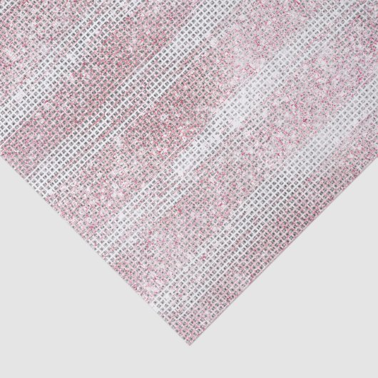 Blush White Sparkle Verjaardag Tissuepapier (Detail)