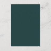 Blush Wit Bloom Goud Lijst Bruiloft Details Informatiekaartje (Achterkant)
