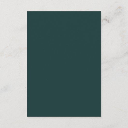 Blush Wit Bloom Goud Lijst Bruiloft Details Informatiekaartje (Achterkant)