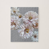 Blush Zinnia Puzzle (Vertical)