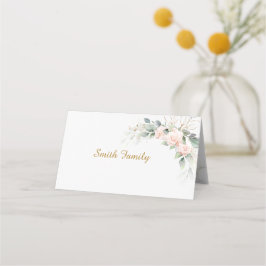 BlushFloralHuwelijksplek Houder Familie