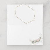 BlushFloralWedding-Place Houder Single (Binnenkant ongevouwen)