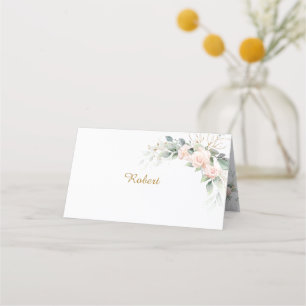 BlushFloralWedding-Place Houder Single