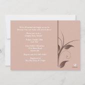 Blushing - Baby shower photo Invitation (Dos)