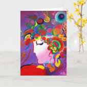 Blushing Beauty Wenskaart Kaart (Gele Bloem)