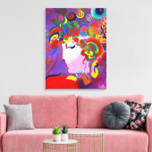 Blushing Beauty Wrapped Canvas (glans) (Insitu (Woonkamer))