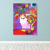 Blushing Beauty Wrapped Canvas (glans) Afdruk (Insitu (Houten vloer))