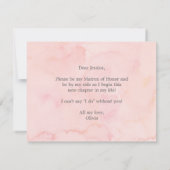 Blushing Bloom zal je mijn matroos van eer zijn, K Kaart (Achterkant)