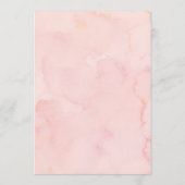 Blushing Blooms Weddenschap Welkomstreisbrief Programma (Achterkant)