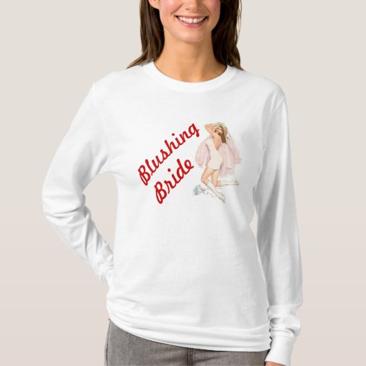 Blushing Bride Hoodie T-shirt (Voorkant)
