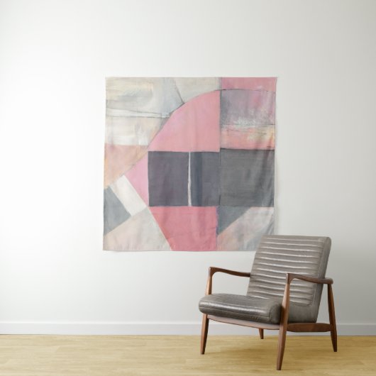 Blushing Bride Wandkleed (In situ)