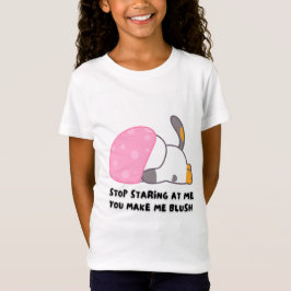 Blushing Bunny "Stop met staren" T-shirt voor meis