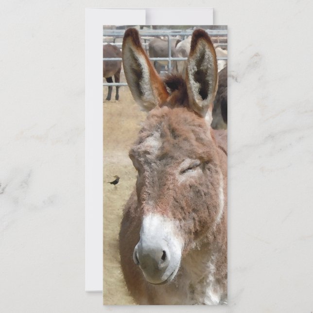 Blushing Burro - Kinder Bladwijzer schoolbenodigdh (Voorkant)
