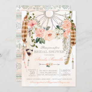 Blushing Dream Boho Dreamweaver Vrijgezellenfeest Kaart