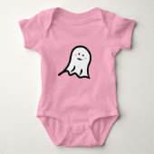 Blushing Ghost Schattige Halloween Romper (Voorkant)