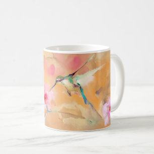 "Blushing" - Hummingbird Print Koffiemok