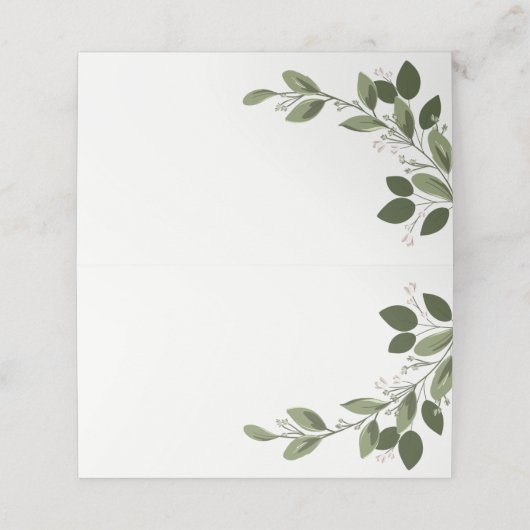 Blushing lentes, plaats kaarten (Buitenkant ongevouwen)