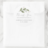 Blushing Sprigs Favor Sticker (Tas)