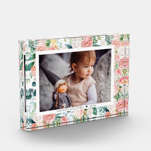 Blushing Summer Floral | Fotoblok (Links)