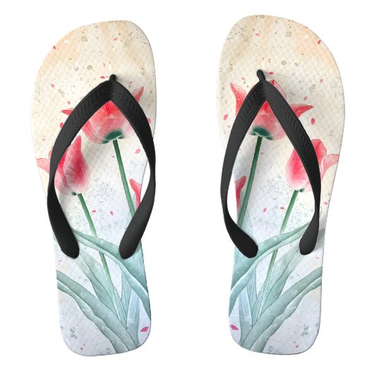 Blushing Tulp Elegantie Teenslippers (Voetbed)