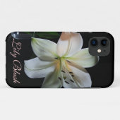 Blushing White Lily iPhone 5 Coque (Dos (Horizontal))