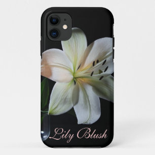 Blushing White Lily iPhone 5 Hoesje
