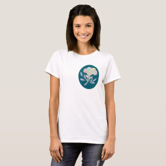 Blütenkelch dunkel t-shirt