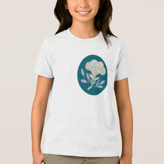 Blütenkelch dunkel Tri-Blend shirt