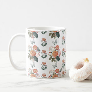 Blütenzauber mit Schmetterlingsflügeln Koffiemok