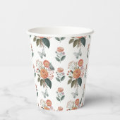 Blütenzauber mit Schmetterlingsflügeln Papieren Bekers (Achterkant)